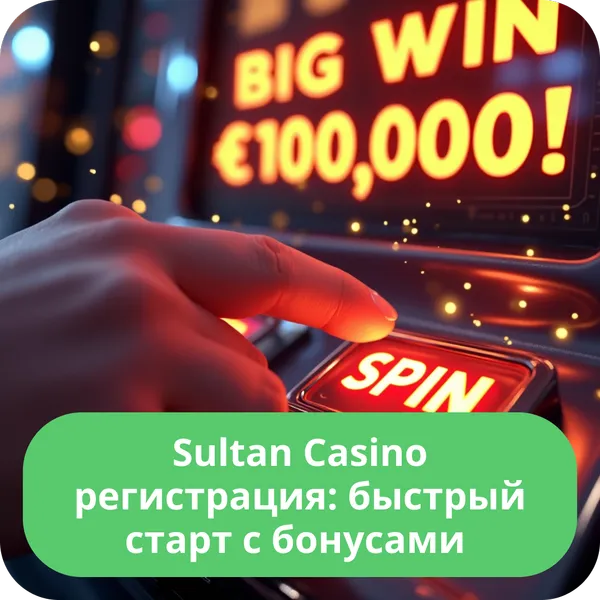Sultan Casino регистрация: быстрый старт с бонусами
