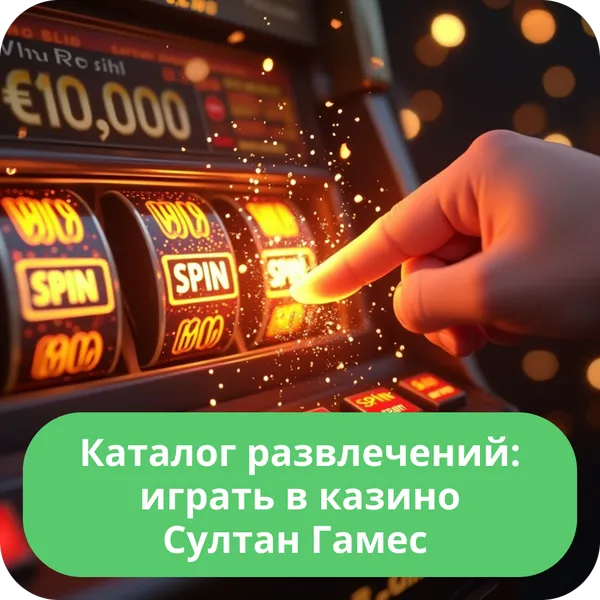 Каталог развлечений: играть в казино Султан Гамес