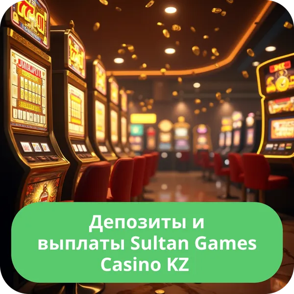 Депозиты и выплаты Sultan Games Casino KZ